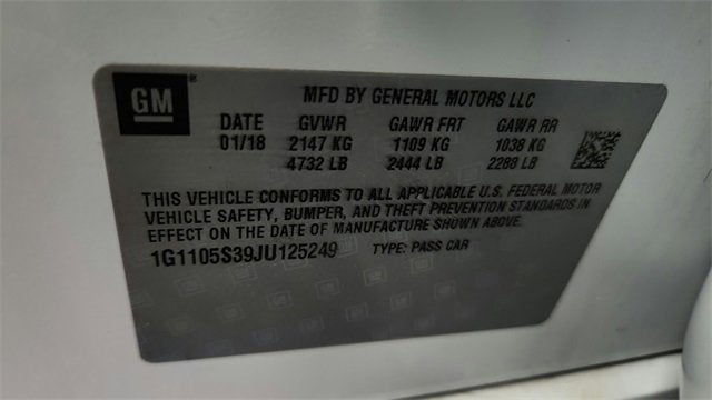 2018 Chevrolet Impala LT