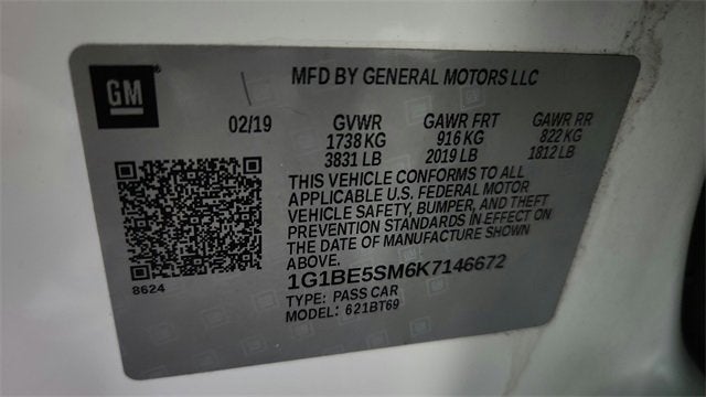 2019 Chevrolet Cruze LT