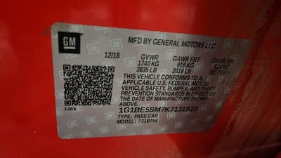 2019 Chevrolet Cruze LT