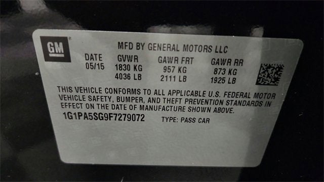 2015 Chevrolet Cruze LS