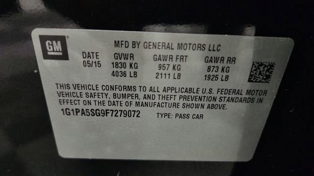 2015 Chevrolet Cruze LS