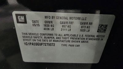 2015 Chevrolet Cruze LS