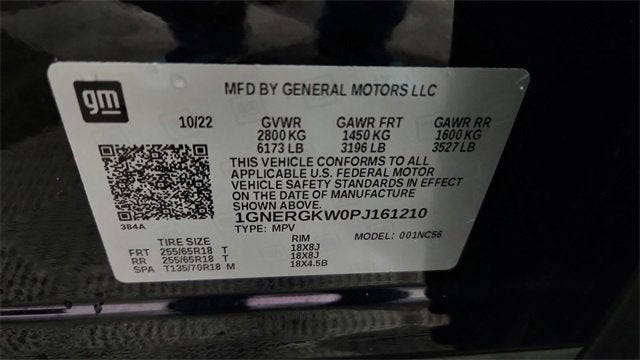 2023 Chevrolet Traverse LT Cloth