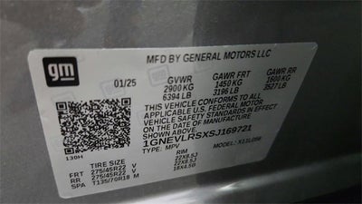 2025 Chevrolet Traverse RS