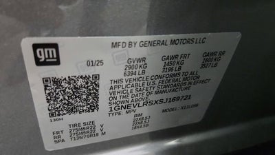 2025 Chevrolet Traverse RS