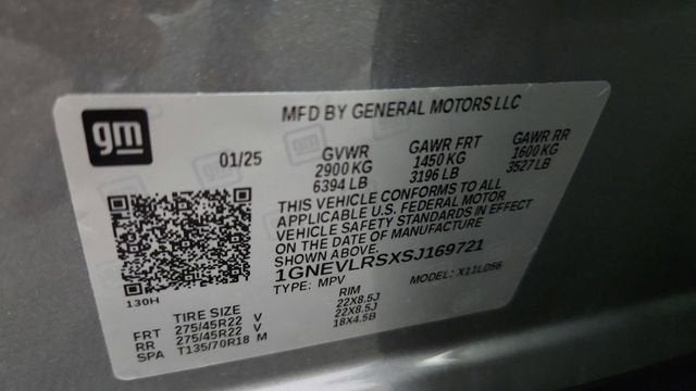 2025 Chevrolet Traverse RS