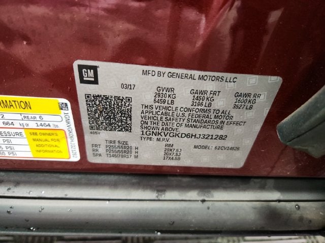 2017 Chevrolet Traverse LT