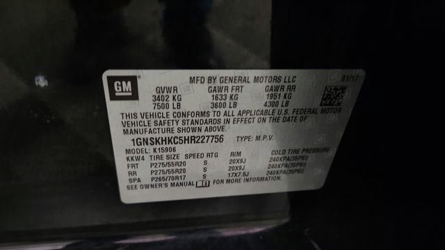 2017 Chevrolet Suburban LT