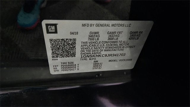 2018 Chevrolet Suburban LT