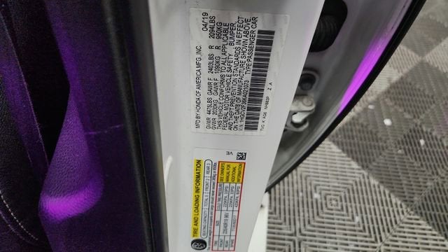 2019 Honda Accord Sedan Sport 2.0T