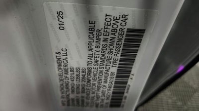 2025 Honda Accord Sedan SE