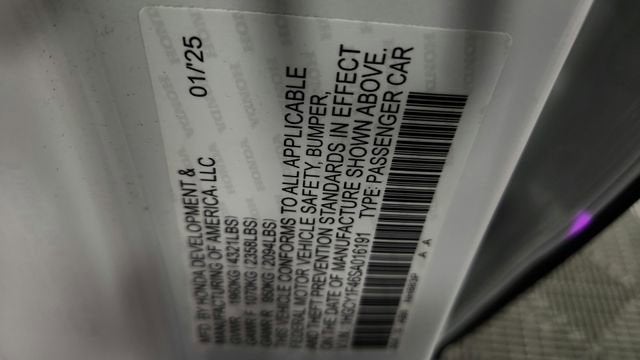 2025 Honda Accord Sedan SE