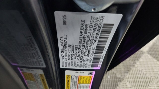 2025 Honda Accord Sedan SE