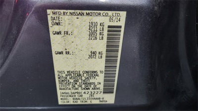 2014 Nissan Altima 2.5 SV