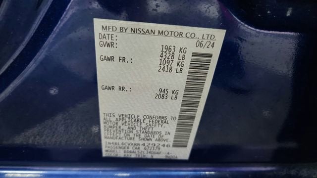 2024 Nissan Altima 2.5 SR