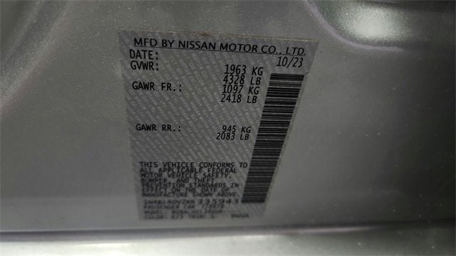 2024 Nissan Altima 2.5 SV