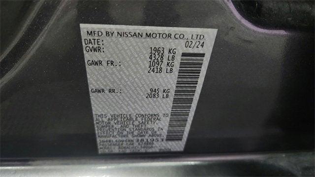 2024 Nissan Altima 2.5 SV