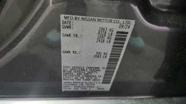 2025 Nissan Altima SV