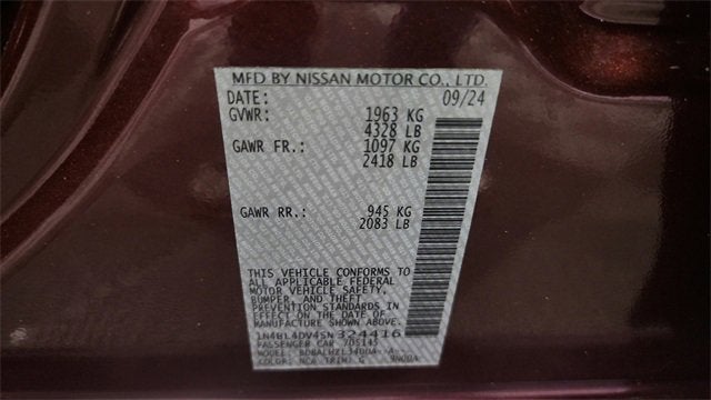 2025 Nissan Altima SV