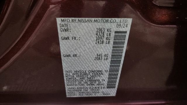 2025 Nissan Altima SV