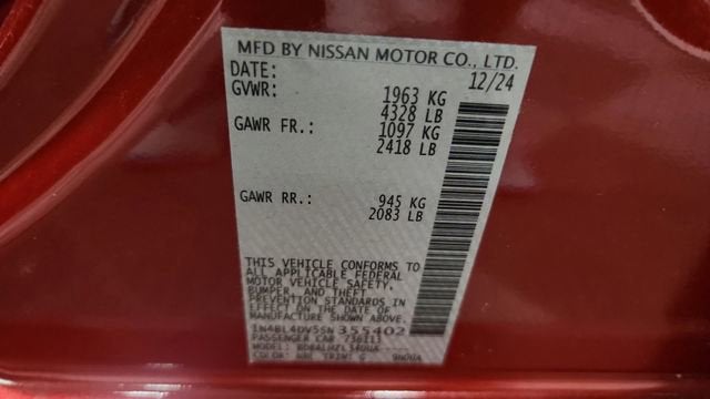 2025 Nissan Altima SV