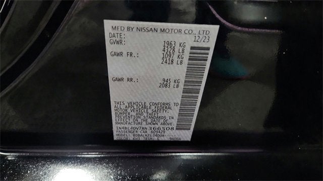 2024 Nissan Altima 2.5 SV