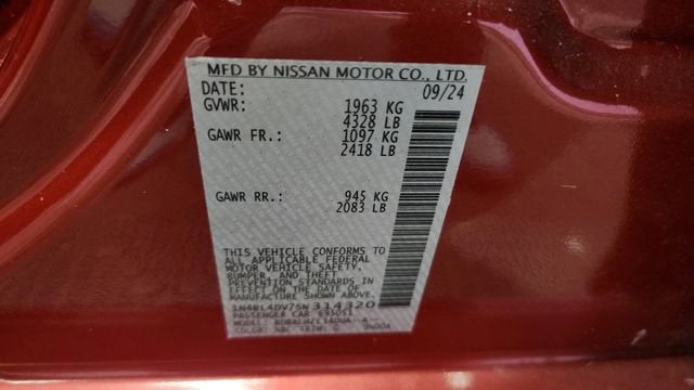 2025 Nissan Altima SV