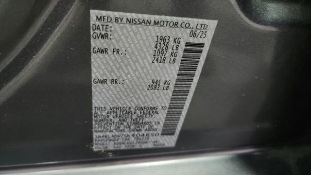 2025 Nissan Altima SV