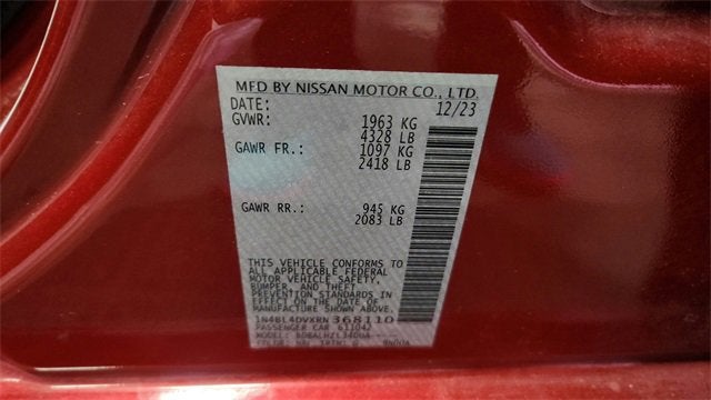 2024 Nissan Altima 2.5 SV