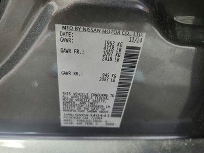 2025 Nissan Altima SV