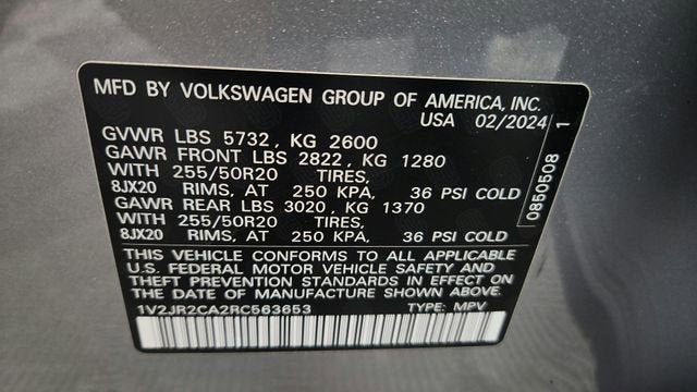 2024 Volkswagen Atlas 2.0T SE w/Technology