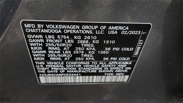 2023 Volkswagen Atlas 3.6L V6 SE w/Technology