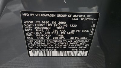 2025 Volkswagen Atlas 2.0T SE w/Technology