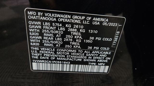 2023 Volkswagen Atlas 3.6L V6 SE w/Technology