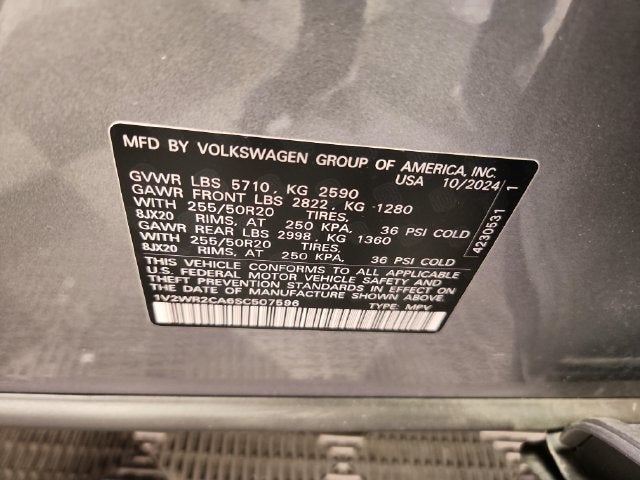 2025 Volkswagen Atlas 2.0T SE w/Technology