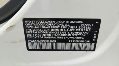 2022 Volkswagen Passat 2.0T SE