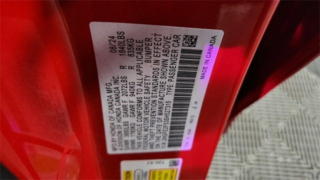 2025 Honda Civic Sedan Sport