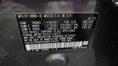 2022 Honda HR-V EX