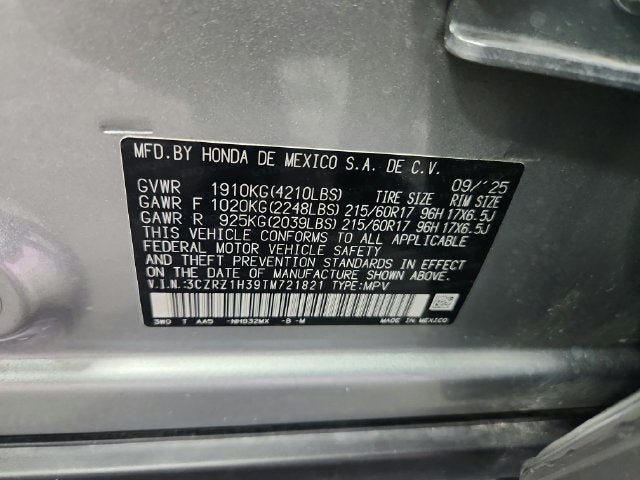 2026 Honda HR-V LX