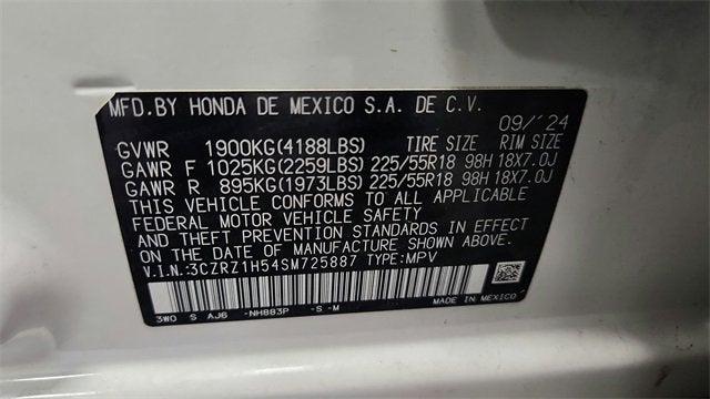 2025 Honda HR-V Sport