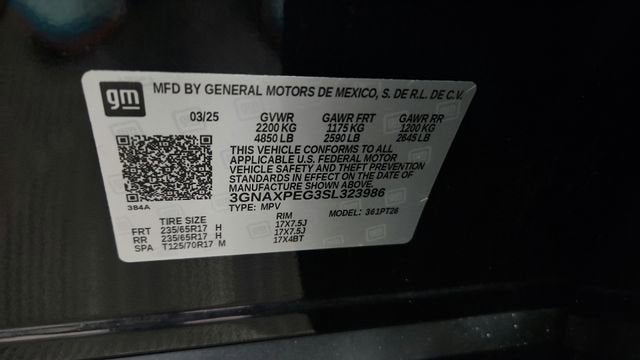 2025 Chevrolet Equinox LT