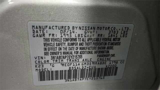 2014 Nissan Sentra S