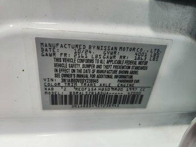 2025 Nissan Sentra SR