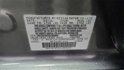 2016 Nissan Versa SV