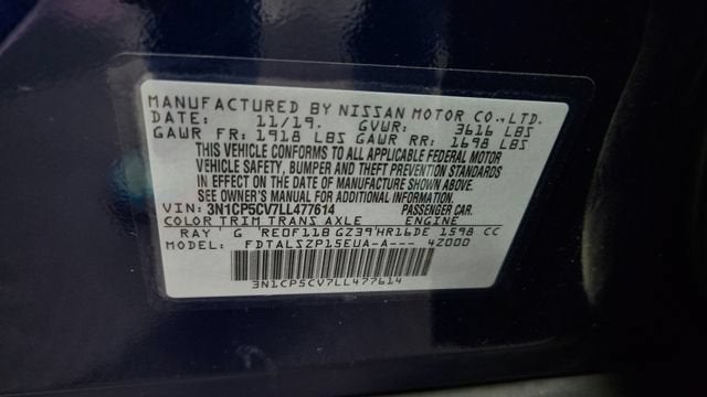 2020 Nissan Kicks SV