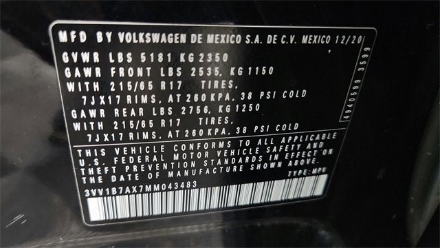 2021 Volkswagen Tiguan S