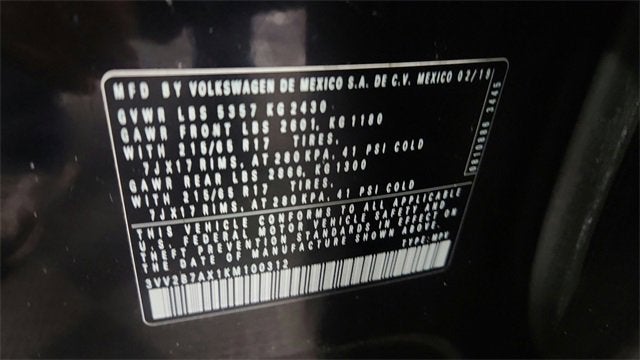 2019 Volkswagen Tiguan SE