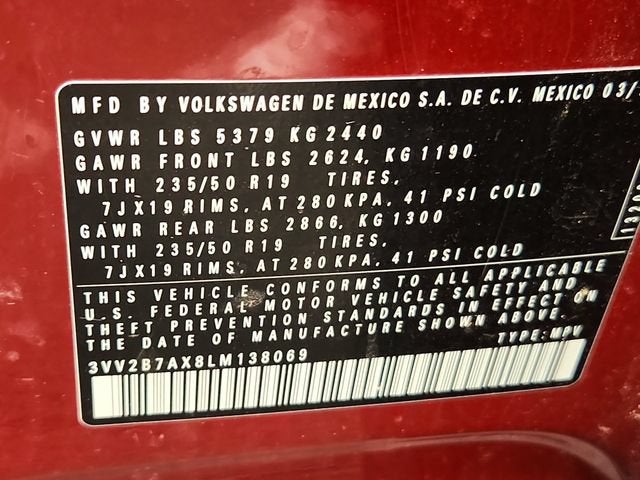 2020 Volkswagen Tiguan SE