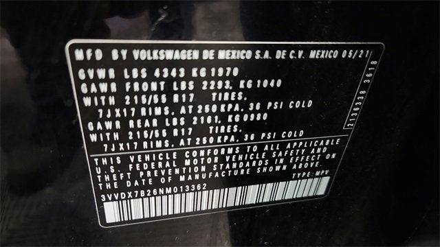 2022 Volkswagen Taos S