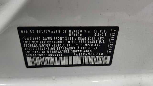 2025 Volkswagen Jetta S